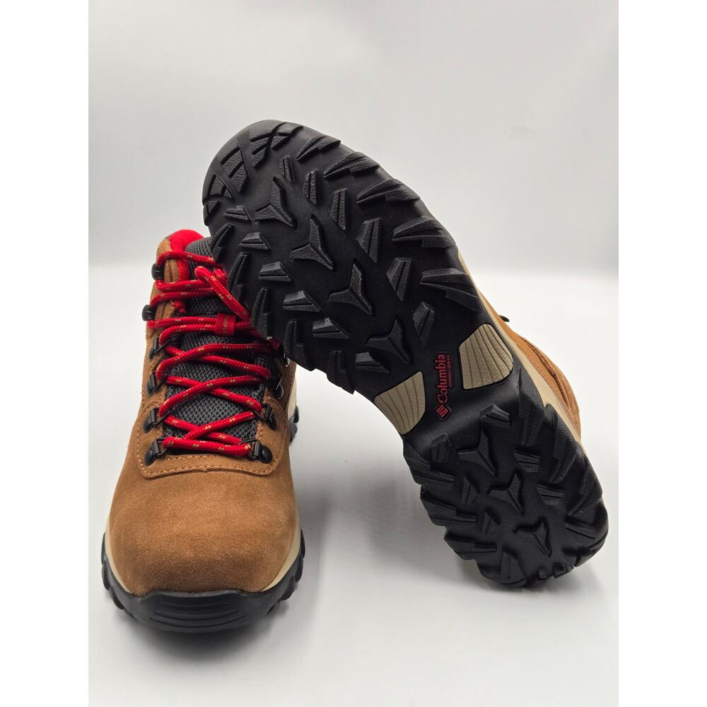 Columbia Newton Ridge Plus II Suede WP Boots Men’s Size 9 Brown Waterproof Hike - Picture 3 of 8